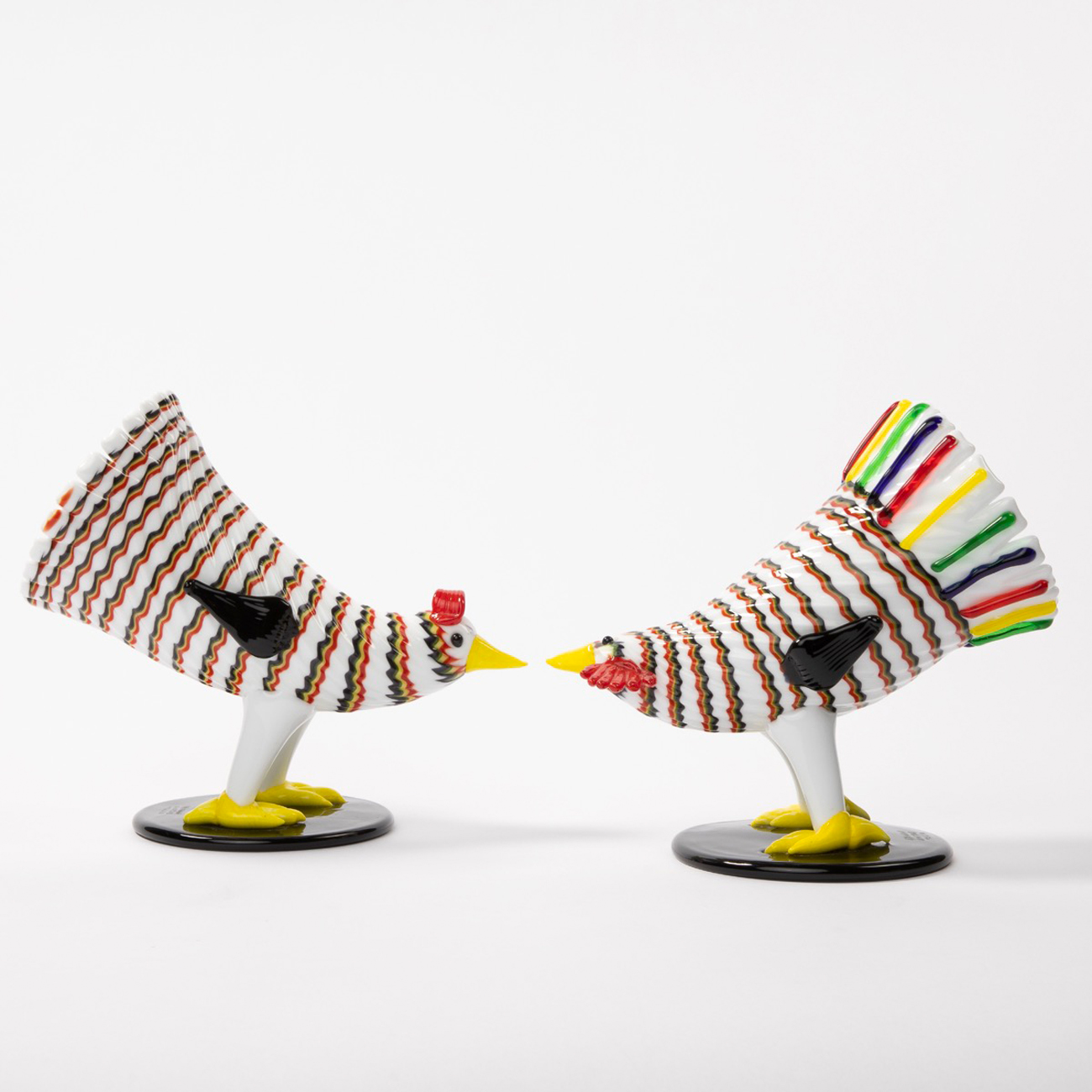 Paire assortie d'un coq et d'une poule par Fulvio Bianconi- img03
