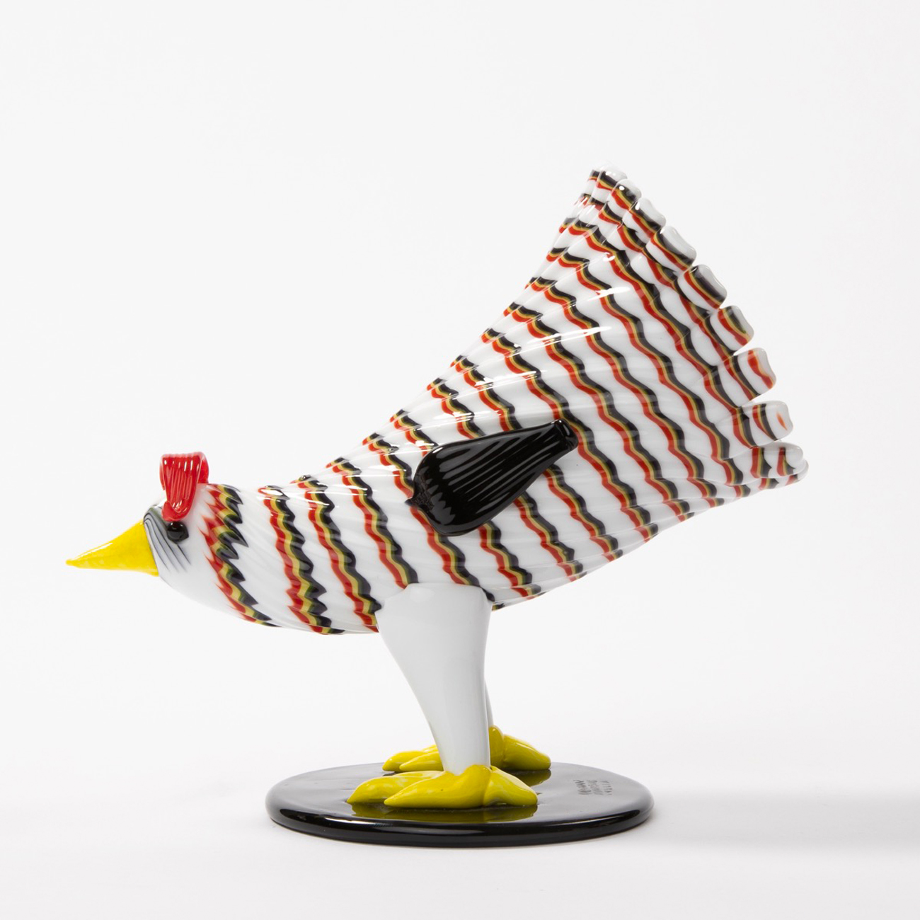 Matching pair of a rooster and hen by Fulvio Bianconi - img19