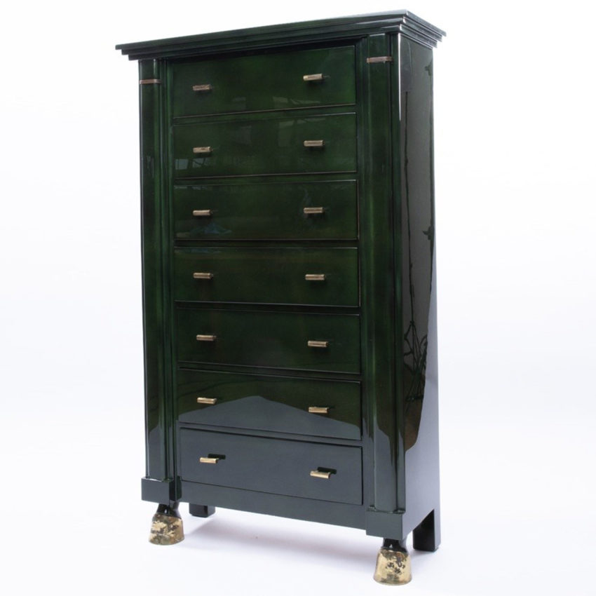 Dark green 7-drawer chest - Maison Ramsay - img05
