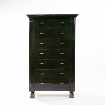 Dark green 7-drawer chest - Maison Ramsay - img01