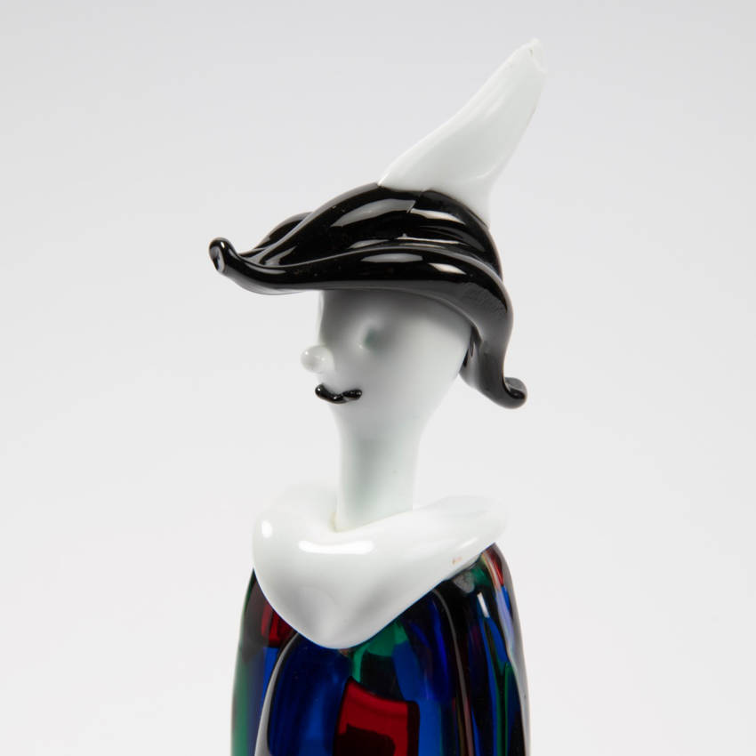 Harlequin with pezzato costume by Fulvio Bianconi - img06