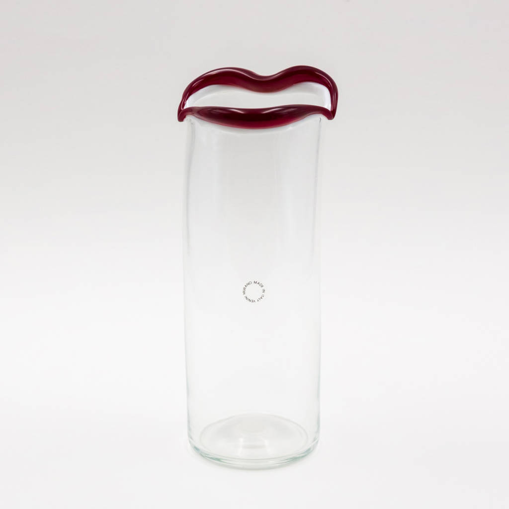 Sorriso vase - clear - by Fulvio Bianconi