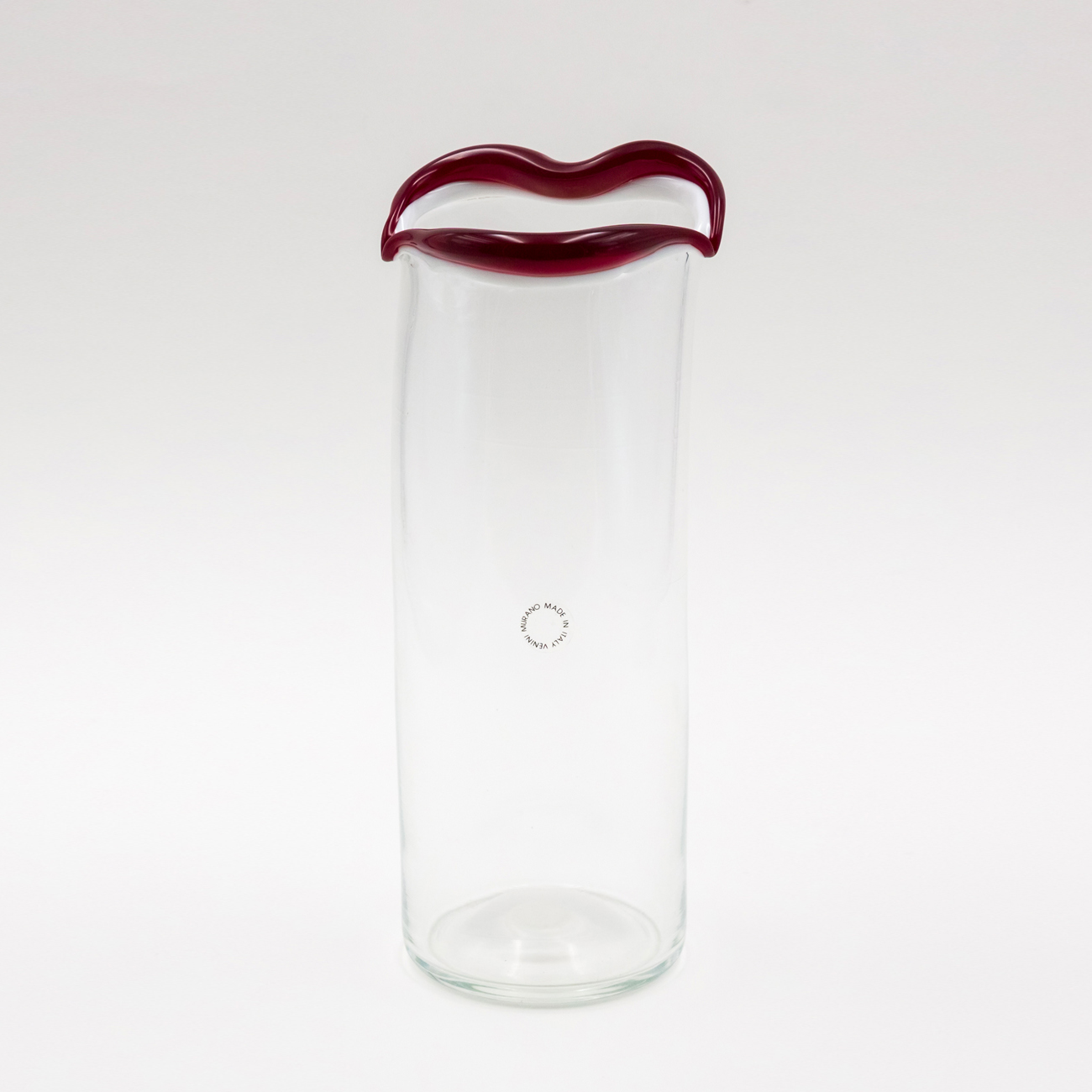 Sorriso vase - clear - by Fulvio Bianconi