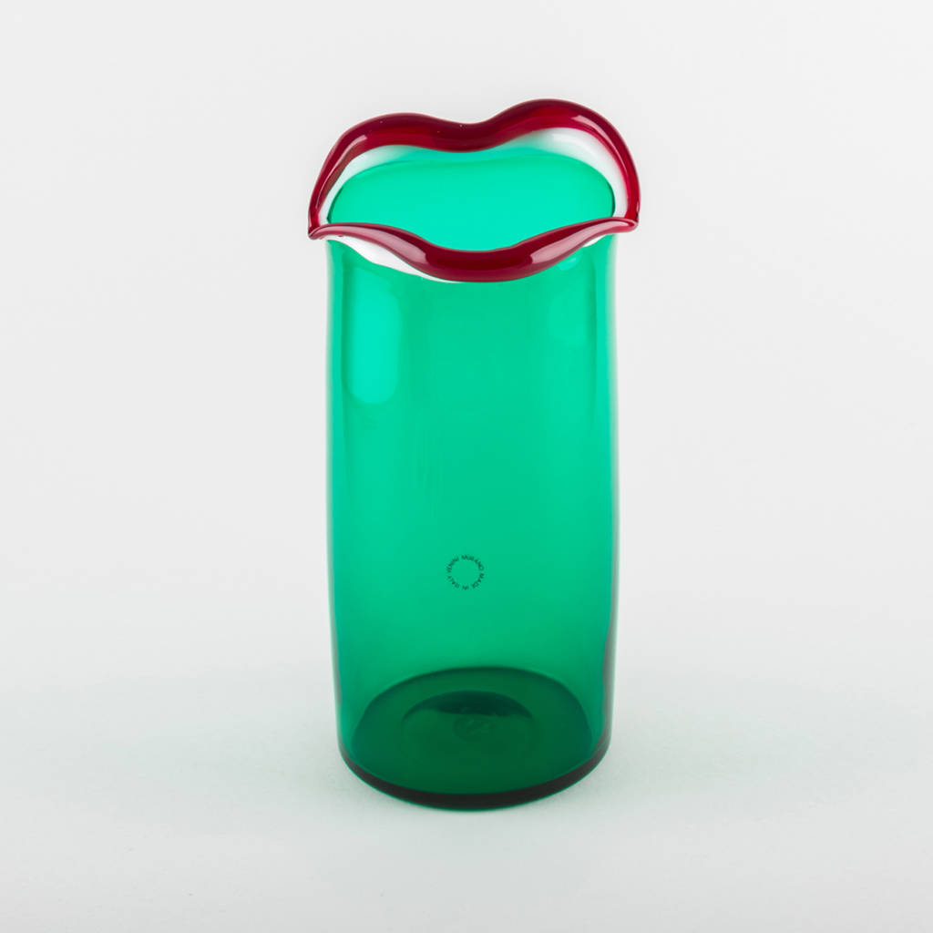 Sorriso vase by Fulvio Bianconi - green - img6
