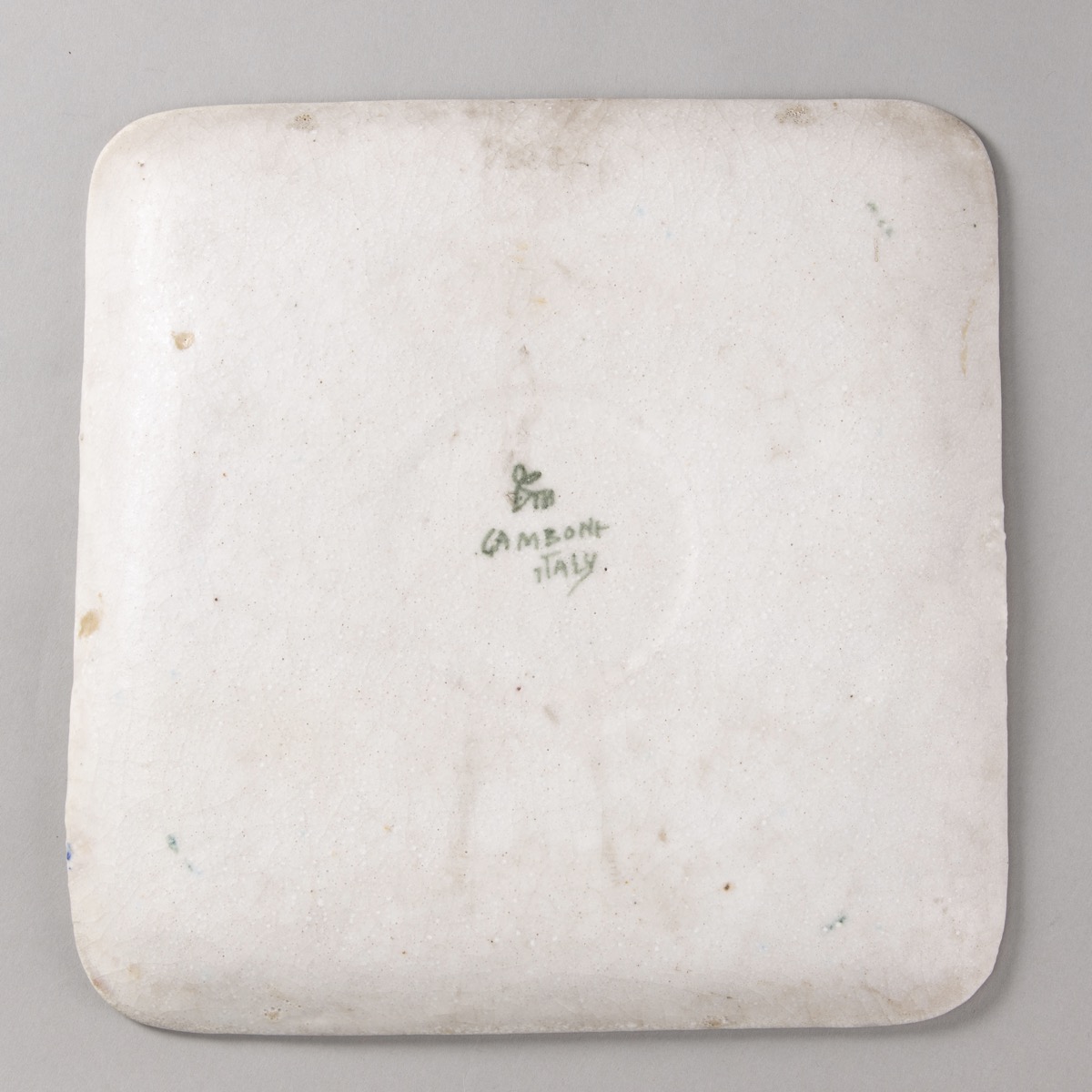 ceramic plate with abstract decor by Guido Gambione - img04