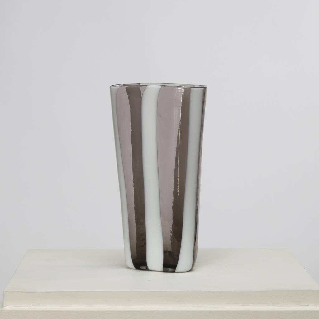 Fasce verticali glass vase Fulvio Bianconi Venini