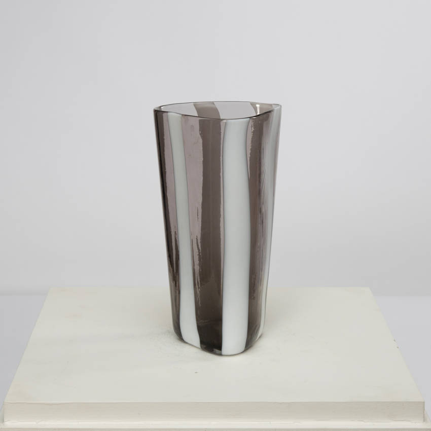 Fasce verticali glass vase Fulvio Bianconi Venini