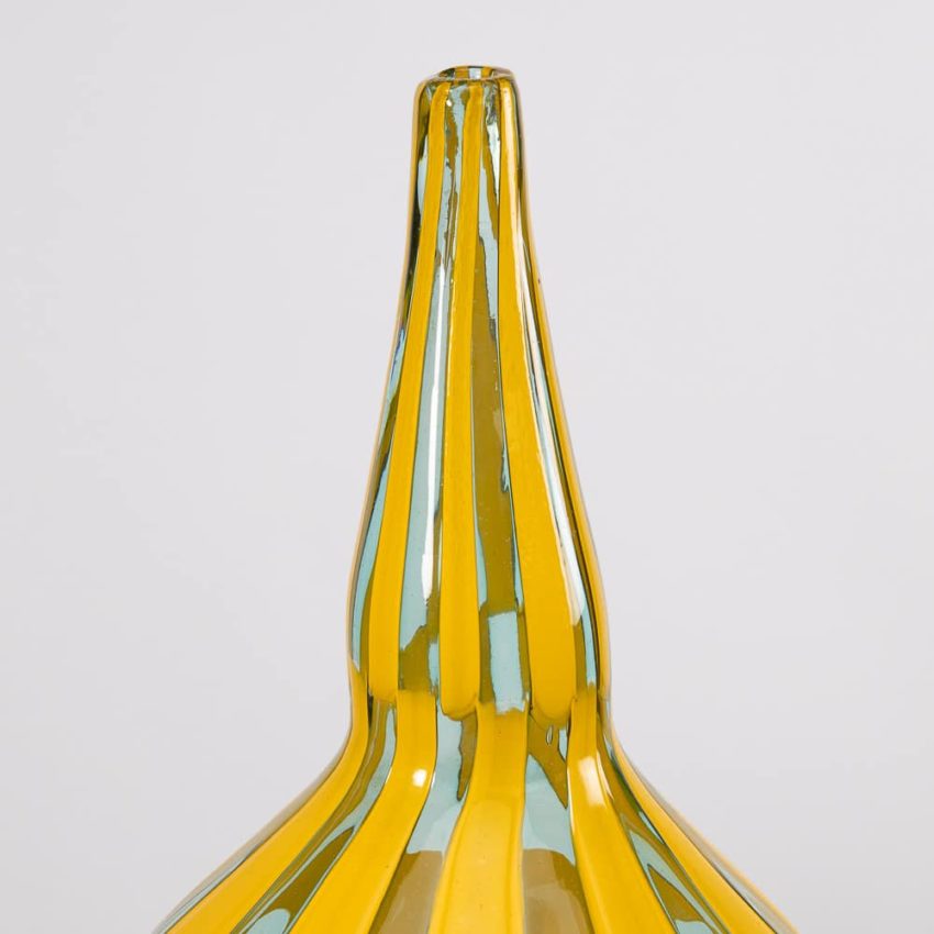 Riquadri vase Azur Yellow by Barovier e Toso - img02
