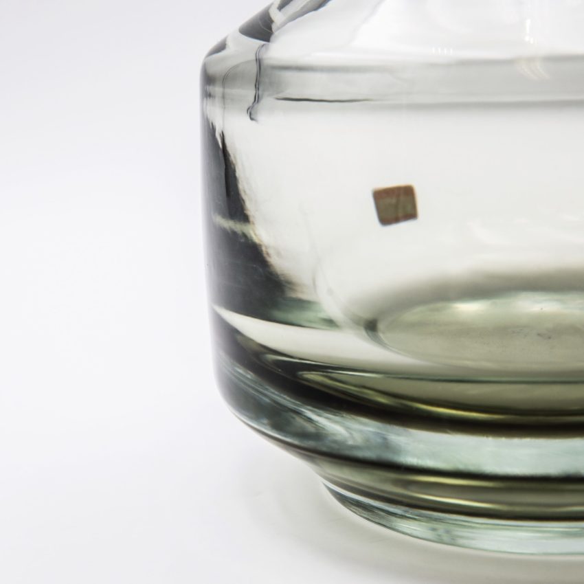 Vase vintage en verre soufflé de Murano par Mario Pinzoni - img1
