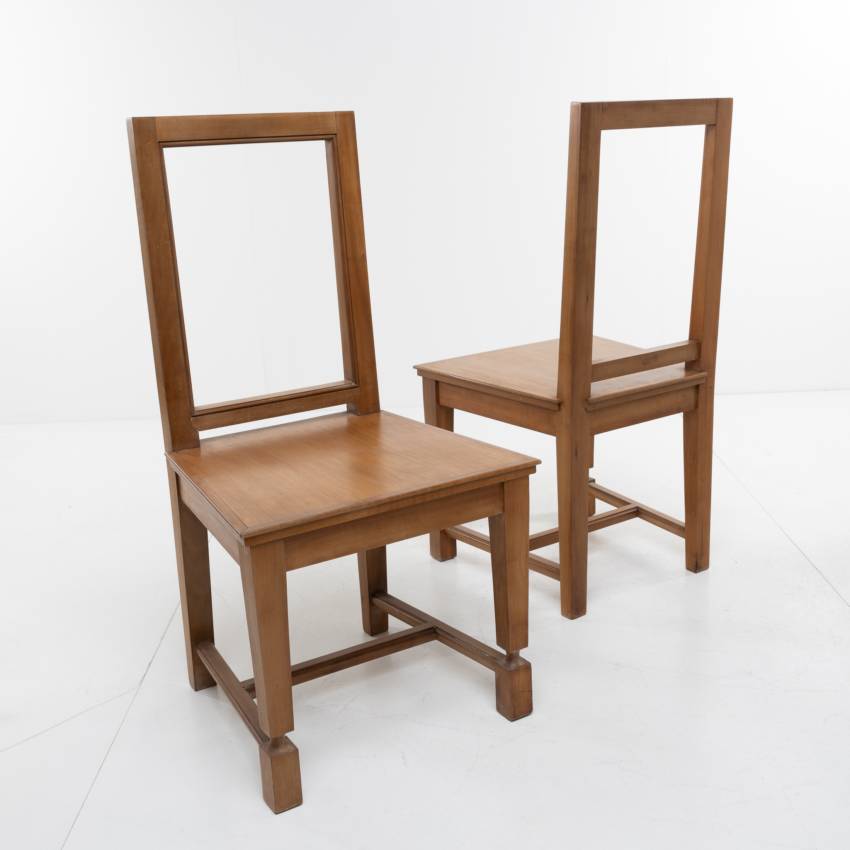 ZC25 Elegant pair of chairs by André Arbus - 2
