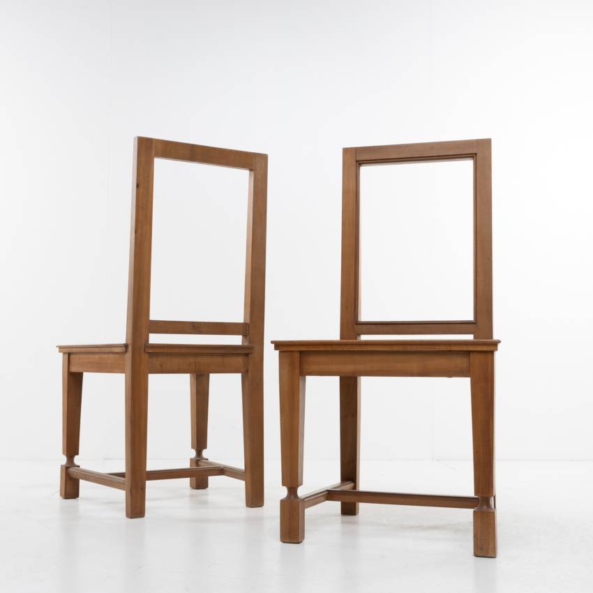 ZC25 Elegant pair of chairs by André Arbus - 4