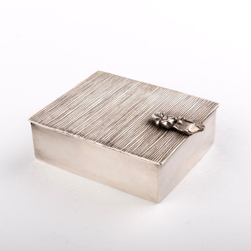 Line Vautrin 'La Balayeuse Du Sacré Coeur' Silvered Bronze Box - 04