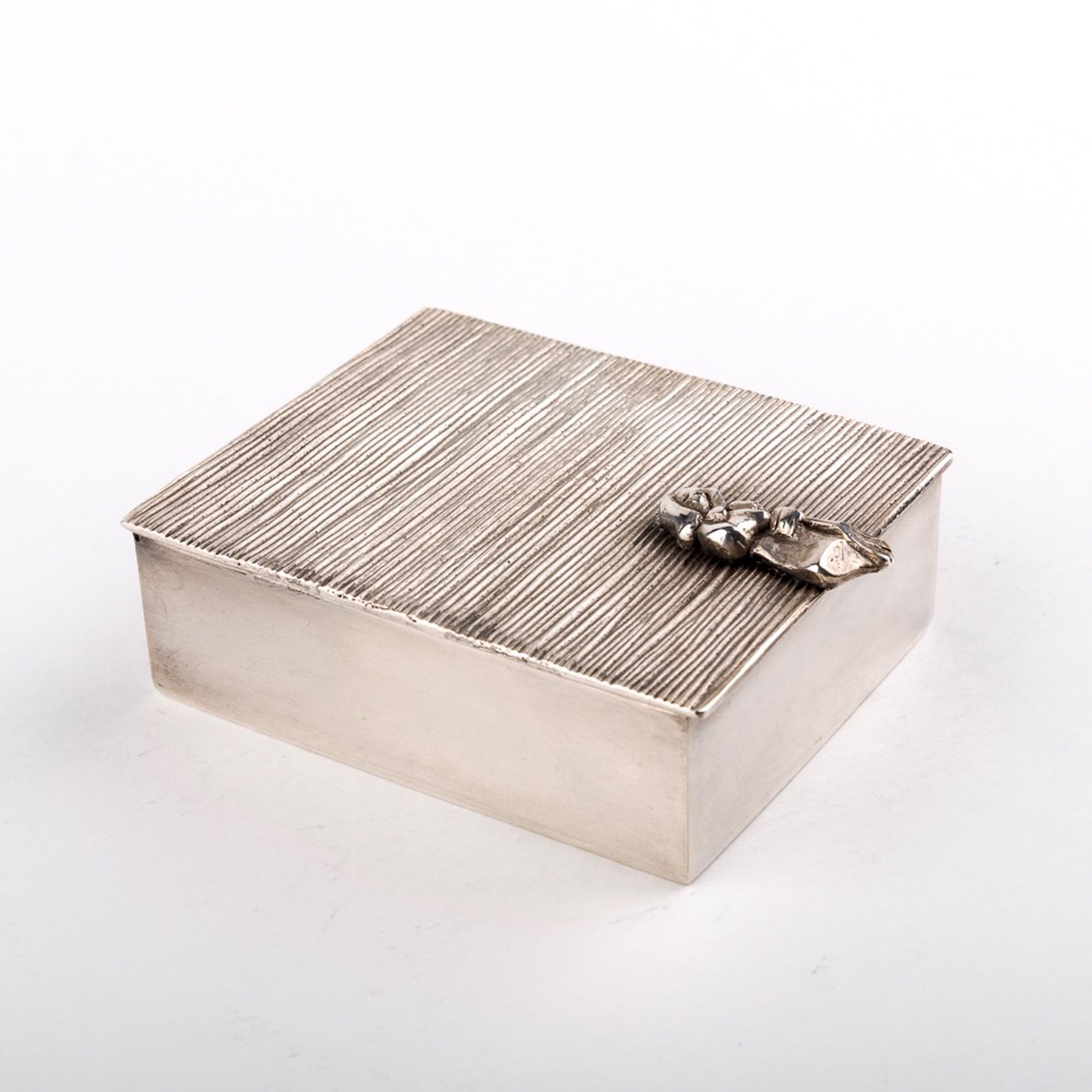 Line Vautrin 'La Balayeuse Du Sacré Coeur' Silvered Bronze Box - 04
