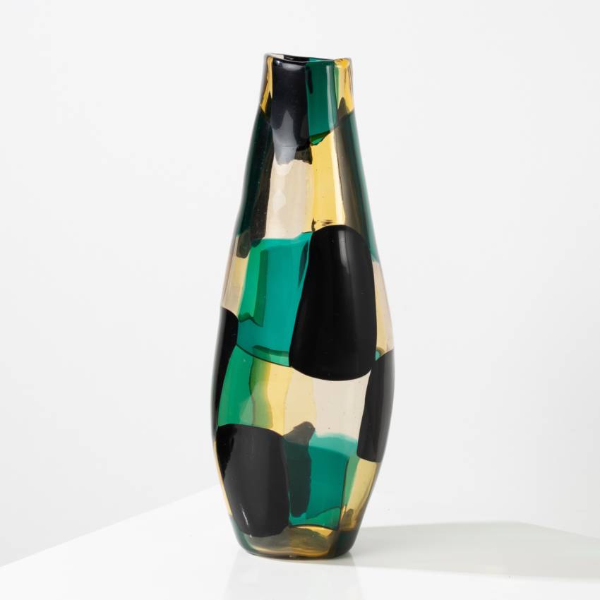 Vase from the "pezzato" series by Fulvio Bianconi - 1