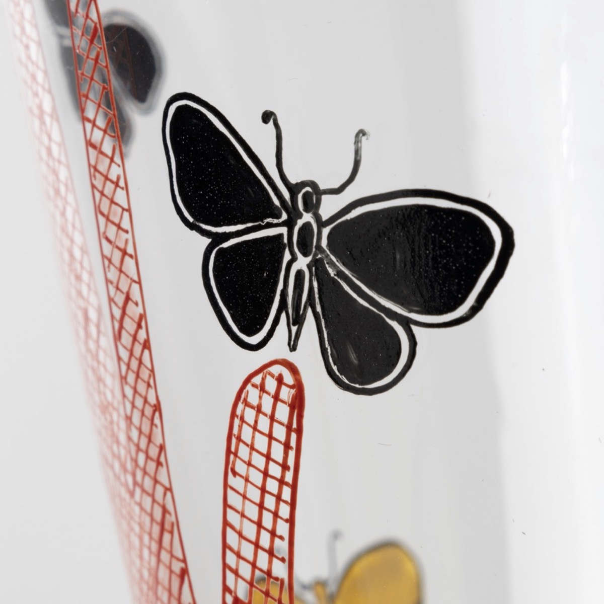 COUF04_04 Farfalle vase cold-painted enamel SALIR series Piero Fornasetti -4