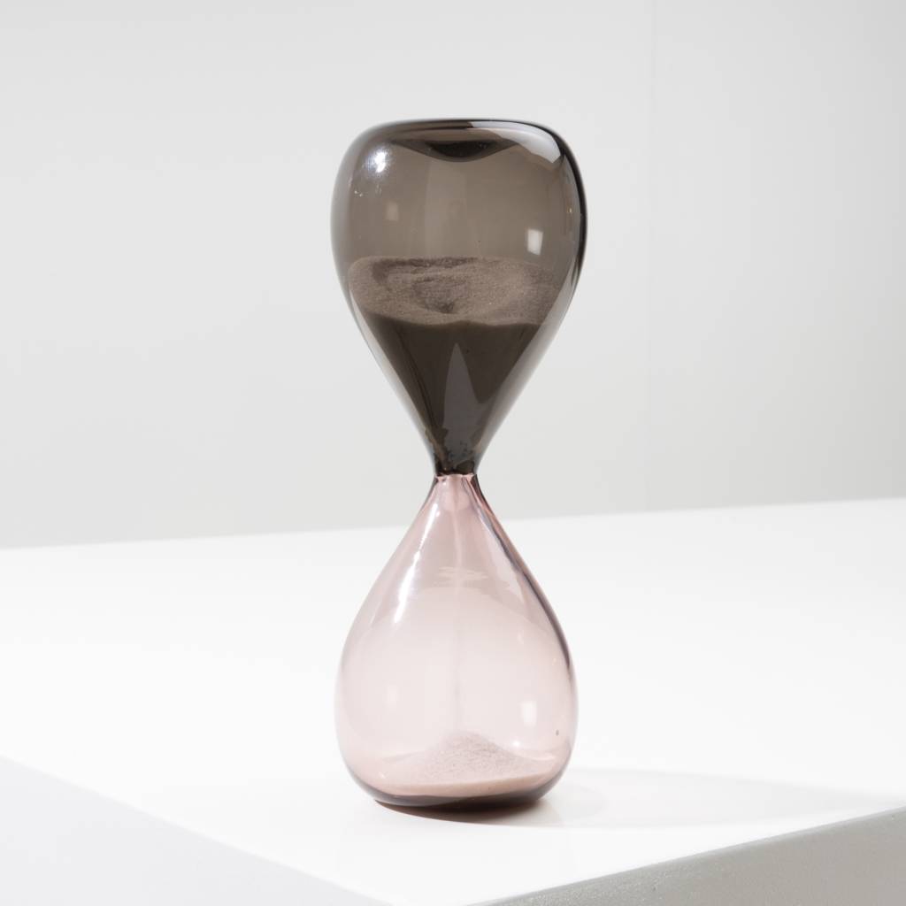 F03_24 Clessidra sandglass pink and green-gray Paolo Venini-5