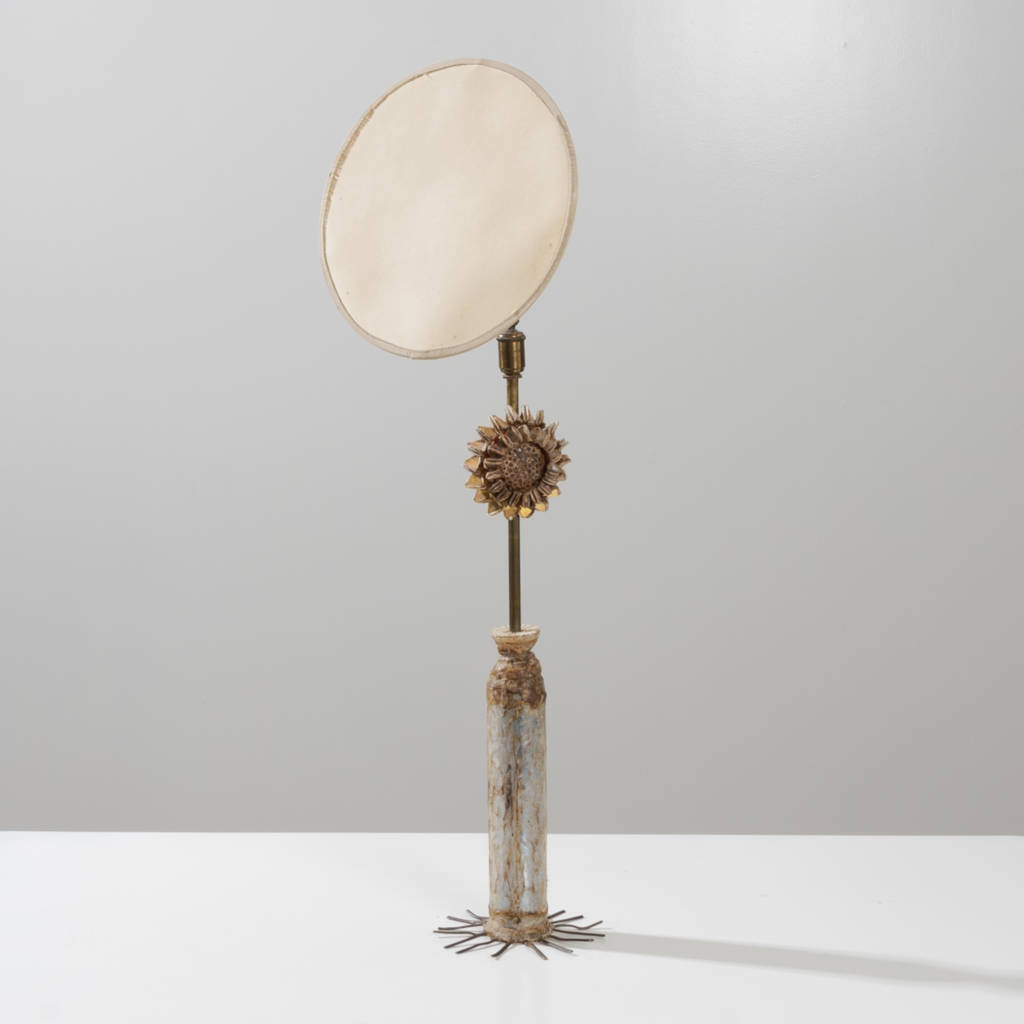 UF03_14 Lampe Fleur Talosel table lamp Line Vautrin -1