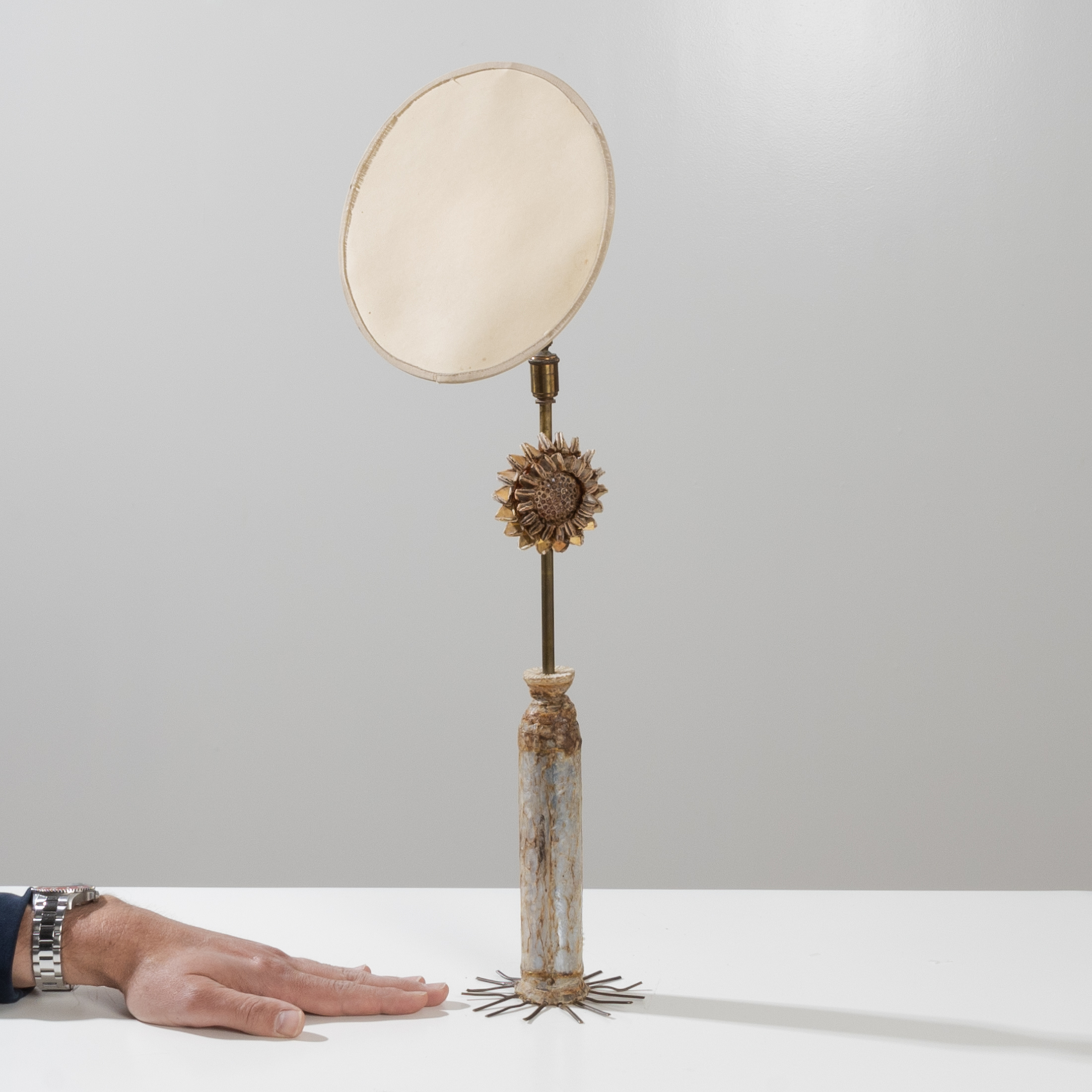 UF03_14 Lampe Fleur Talosel table lamp Line Vautrin -9