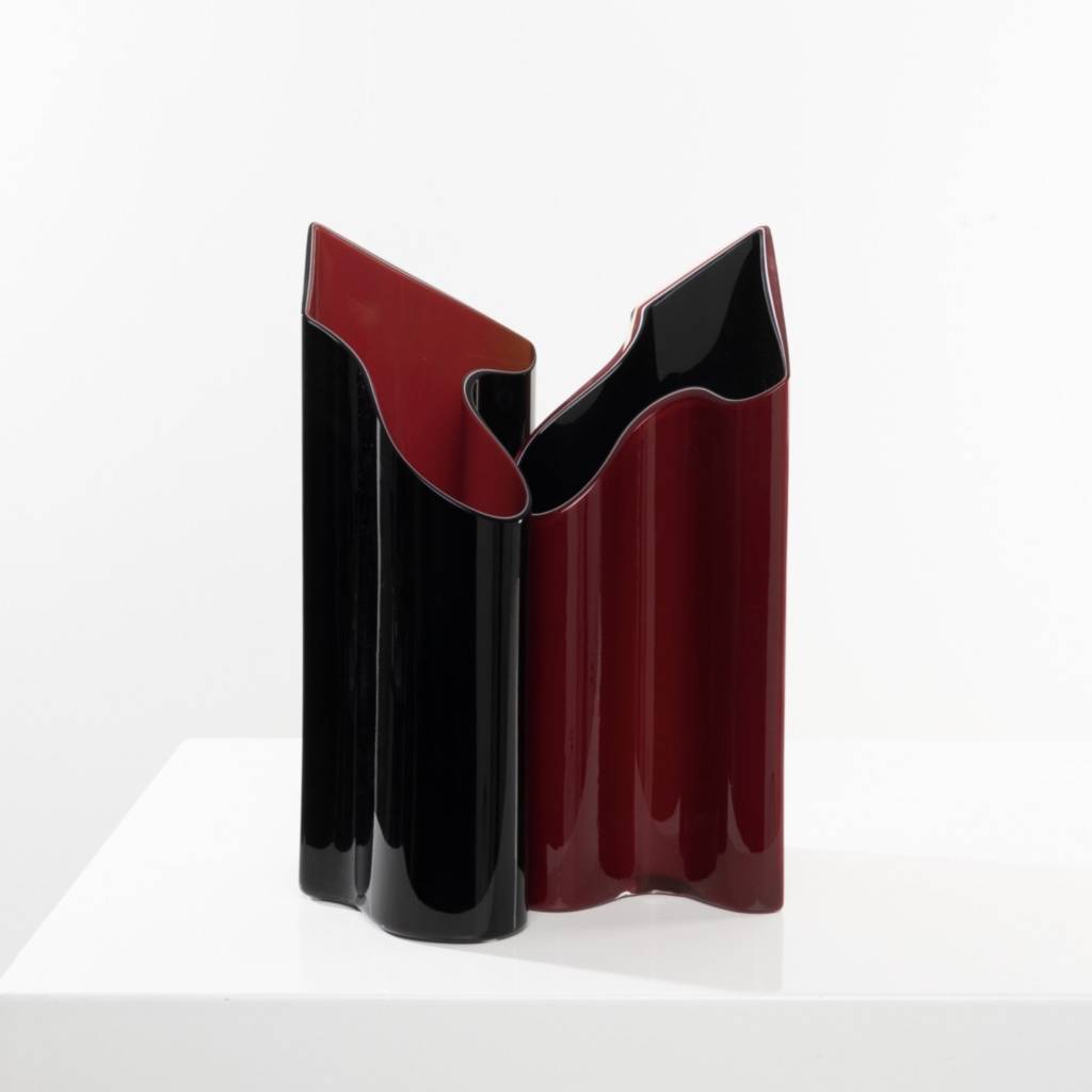 Kelo by Timo Sarpaneva - Pair of blown glass vases - Venini Murano 01