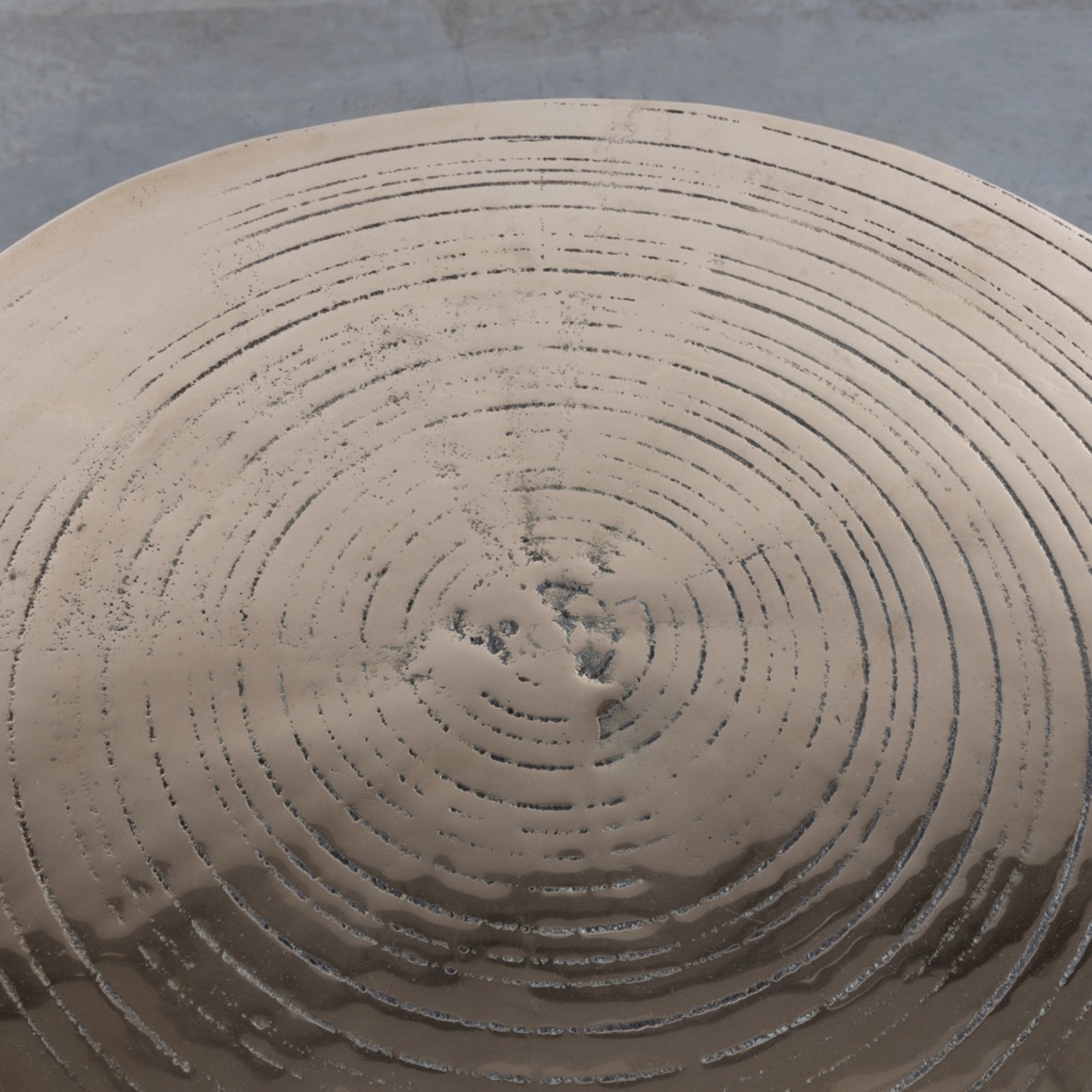 Goutte d'eau (teardrop) by Ado Chale - Pair of high tables or pedestal tables in cast bronze