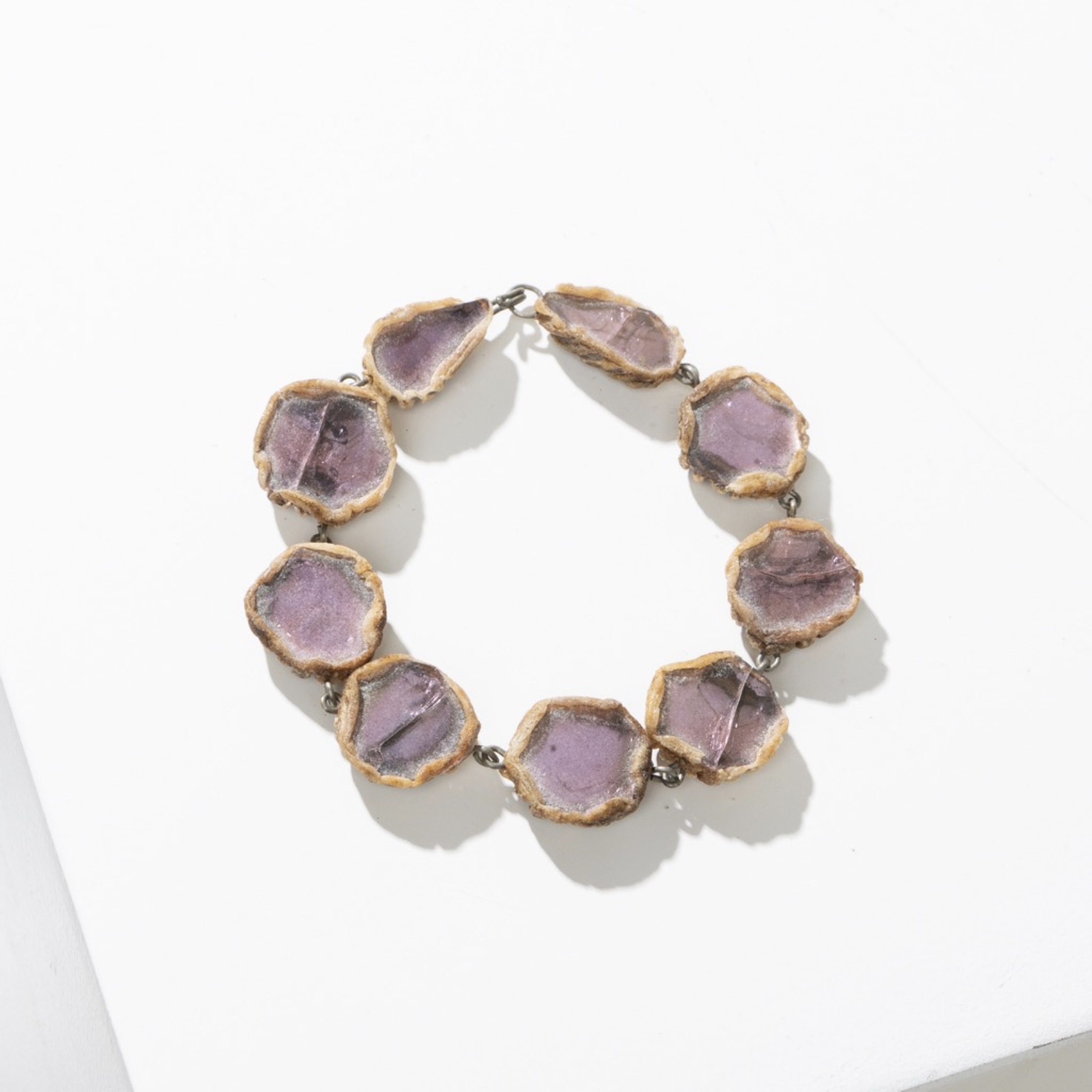 Bracelet Line Vautrin - Talosel with violetts mirrors - IMG_001