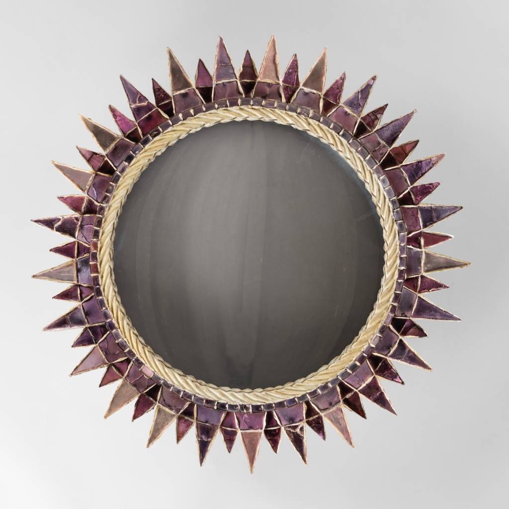 Soleil à pointes Line Vautrin Mirror rose - 02