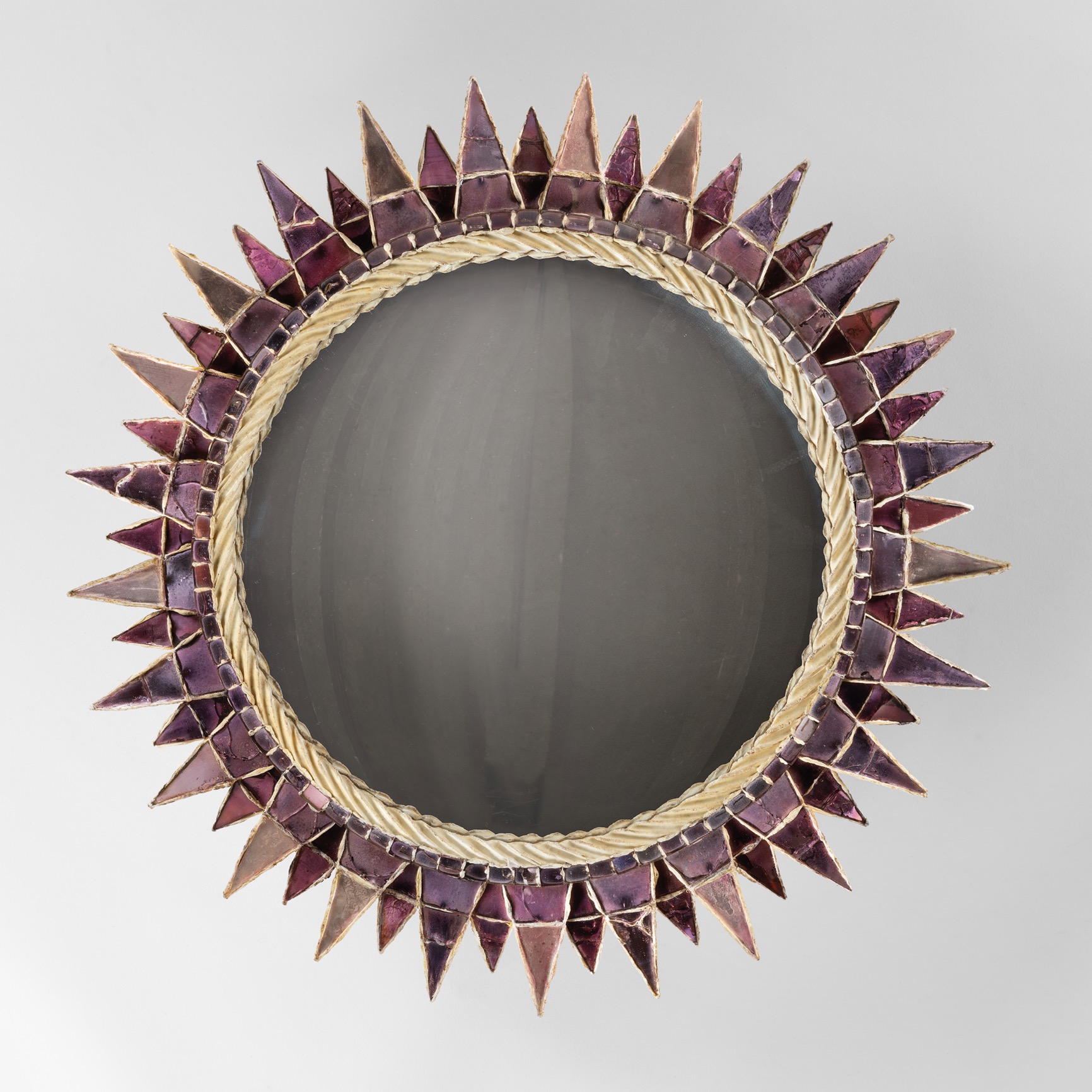 Soleil à pointes Line Vautrin Mirror rose  - 04