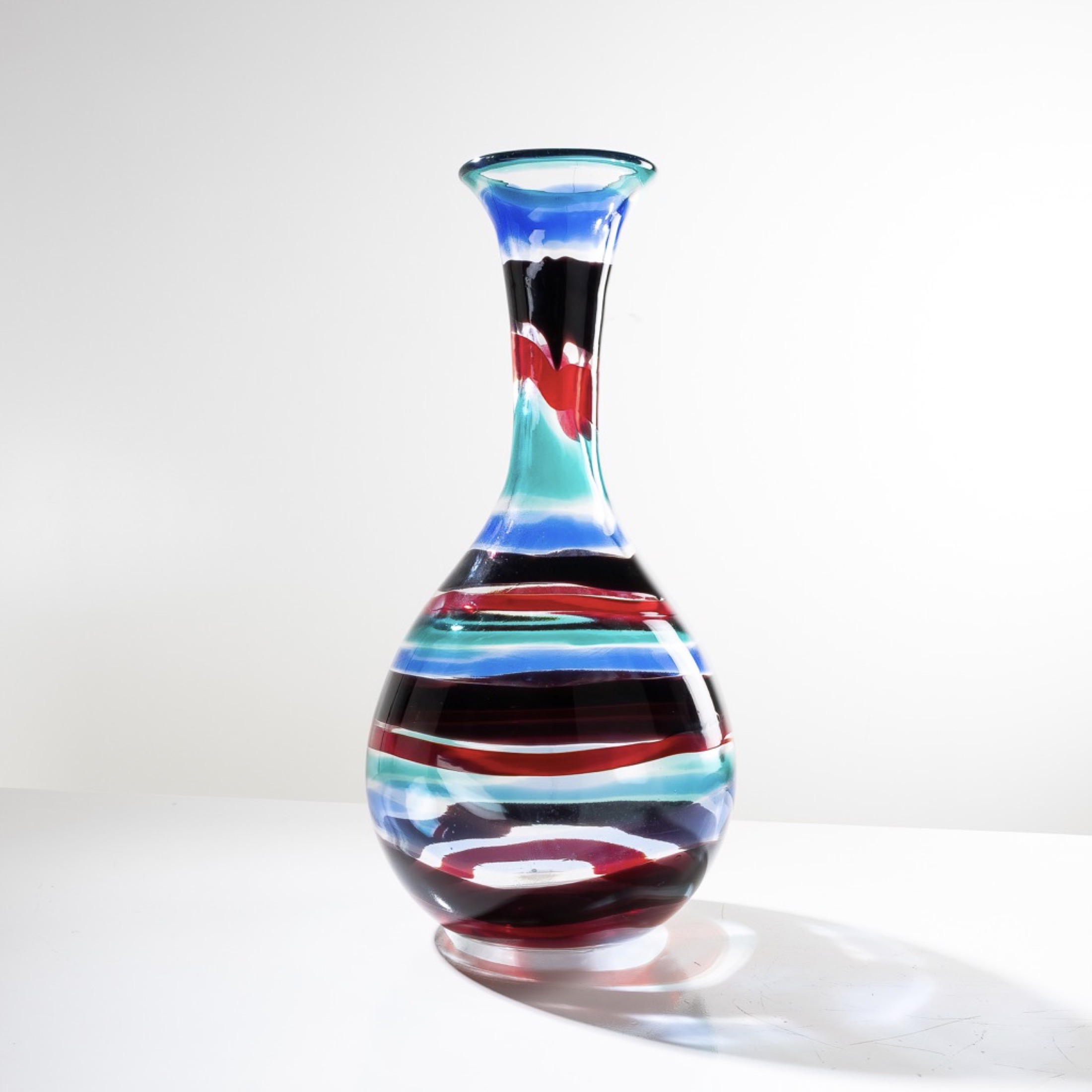 Vase A fasce di colore model 1522 Bianconi Venini - Img_003