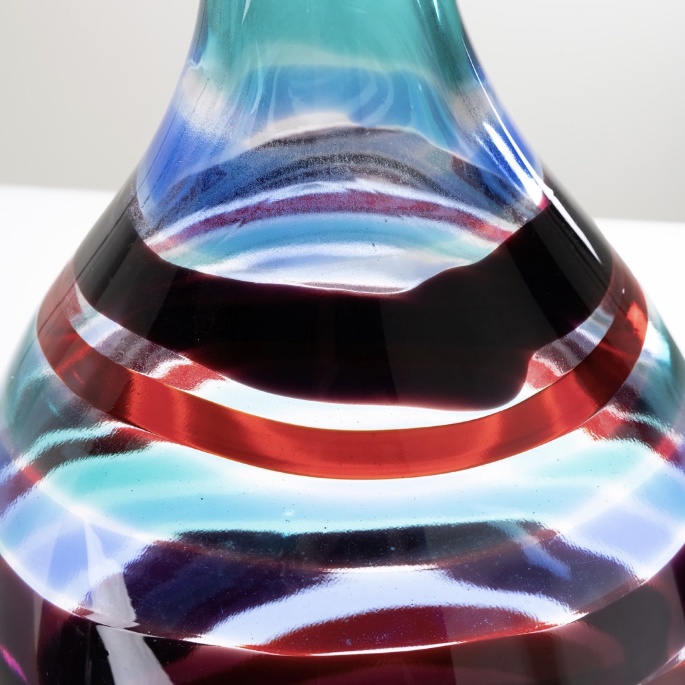 Vase A fasce di colore model 1522 Bianconi Venini - Img_004