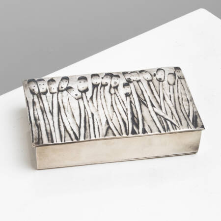 Les Roseaux a visage humain - Reeds with Human Faces - double-sided silvered bronze box by Line Vautrin IMG_001