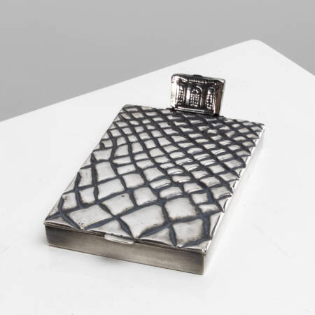 Trianon or Les pavés du roi by Line Vautrin silvered bronze compact IMG_001