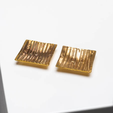 De La Poudre et des Bals by Line Vautrin set of two trays gilded bronze - IMG_001