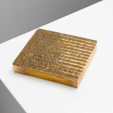 La prière de Saint François d'Assise (The Prayer of Saint Francis of Assisi), gilt bronze box by Line Vautrin IMG_001 4x4 1